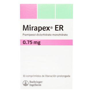 Mirapex Er 0.75 Mg 10 Tabletas (A)(P)27025