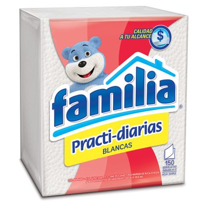 Servilletas Familia Prácti Diaria 150 Unidades