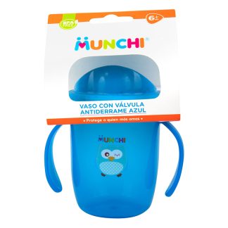 Vaso Con Válvula Antiderrames Azul