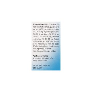 Duodenoheel 60Mg 50 Tabletas