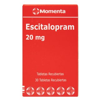 Escitalopram 20 Mg 30 Tabletas Momenta